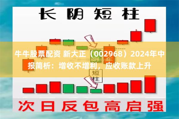 牛牛股票配资 新大正（002968）2024年中报简析：增收不增利，应收账款上升